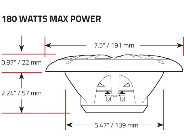 Altavoces BOSS AUDIO MR6W